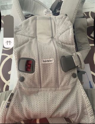 Portabebés BabyBjörn ONE Gris Malla