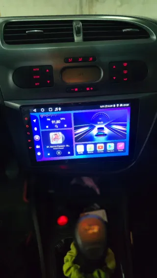 Rádio Seat Leon MK2 Android 14 com Carplay (Novo)