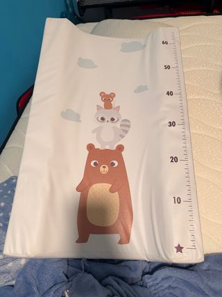 Colchón cambiador bebé con osos