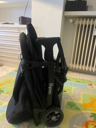 Carrito de bebé Asalvo negro