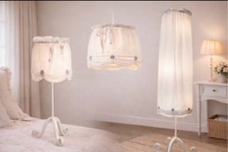 Set di 5 lampade Lyrik in tessuto di Ikea