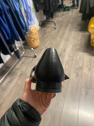 Scarpe Bottega 22 punta con fibbia