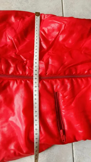 Salopette da neve rossa 4/5 anni