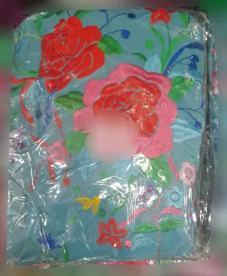 Mantoncillo flamenca bordado