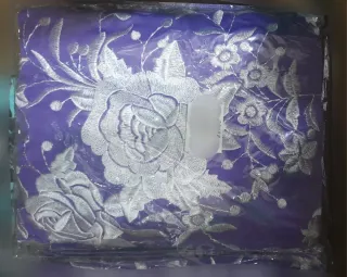 Mantoncillo flamenca bordado