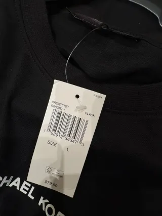 Camiseta Michael Kors Negra