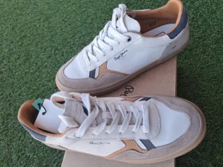 Zapatillas Pepe Jeans Talla 42 Beige/Marrón