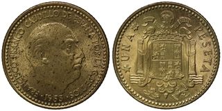 Peseta  Franco 1953 *62*-Buen estado