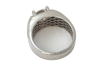 sello oro 18k con diamante de laboratorio