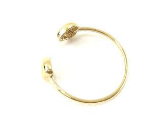 anillo oro 18k con circonita