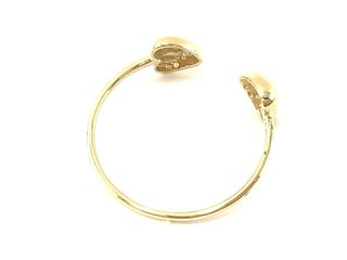 anillo oro 18k con circonita