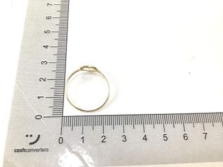 anillo oro 18k con piedra con circonita