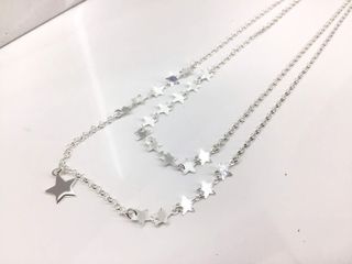 collar plata 925mm 22cm