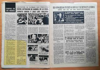 El ruedo No 1459. 6 junio 1972.  Feria San Isidro.