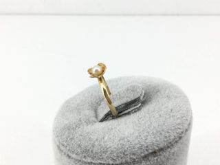 anillo oro 18k con piedra con perla