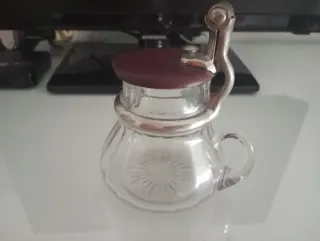 ANTIGUA JARRA CRISTAL.PATENTE FAGES.CASA TROLIT.