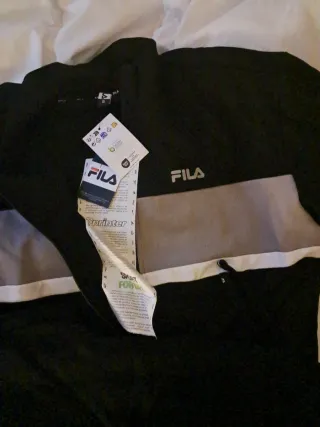 Chándal Fila Negro y Gris