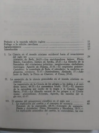 Historia de la Ciencia: De San Agustín a Galileo.