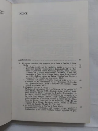 Historia de la Ciencia: De San Agustín a Galileo.