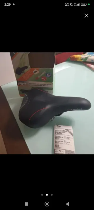 Crivit Sillín Gel Bicicleta Montaña/Trekking