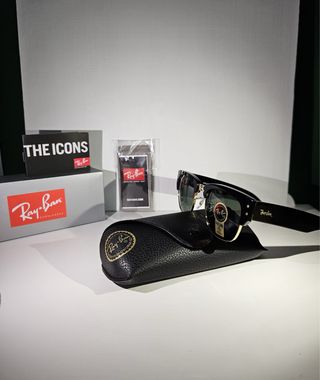 Occhiali Ray Ban Mega Clubmaster Nero Oro