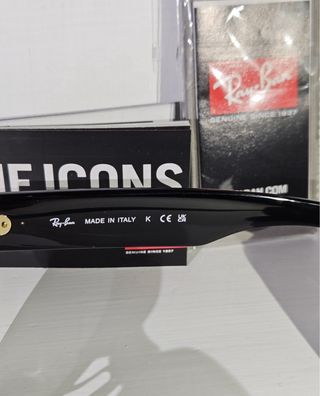 Occhiali Ray Ban Mega Clubmaster Nero Oro