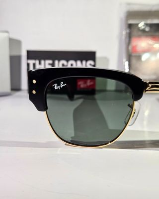 Occhiali Ray Ban Mega Clubmaster Nero Oro