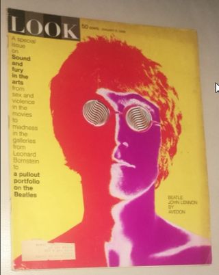 LOOK 1968 John Lennon Beatles Originale