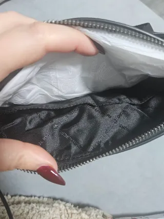 Bandolera Michael Kors Hombre Negra/Gris