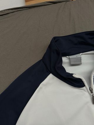 Trackjacket Nike Vintage 00s Bianca Blu Baggy