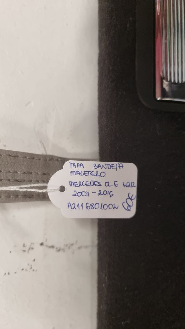 Tapa Maletero Bandeja Mercedes Clase E