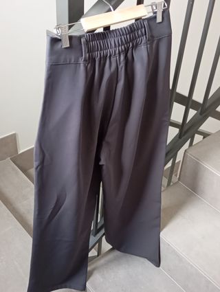 Pantalón gris liso talla XL
