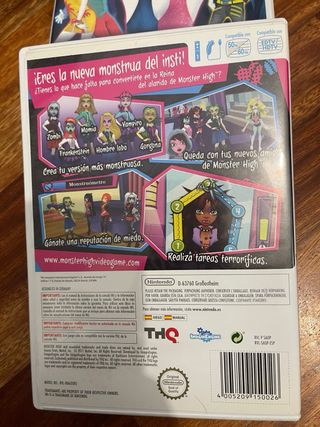 Juego Wii Monster High: Instituto Monstruoso