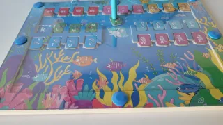 Tablero Magnético y Piezas del Alfabeto Montessori