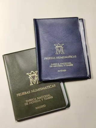 Lote 2 Carteras 1977 y 1979 PRUEBAS NUMISMÁTICAS