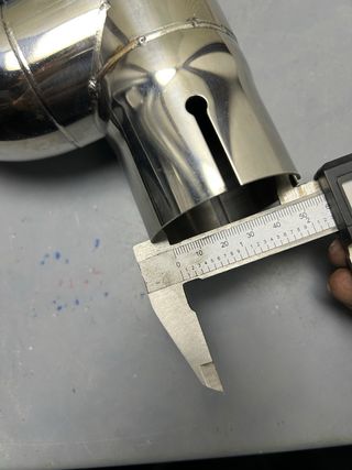 Colas de escape doble salida aluminio