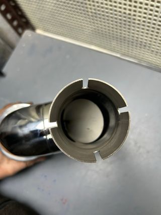 Colas de escape doble salida aluminio