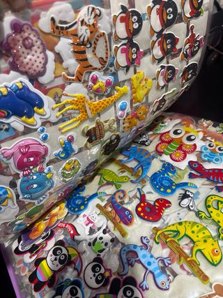 Album fatto a mano con oltre 50 pagine di adesivi