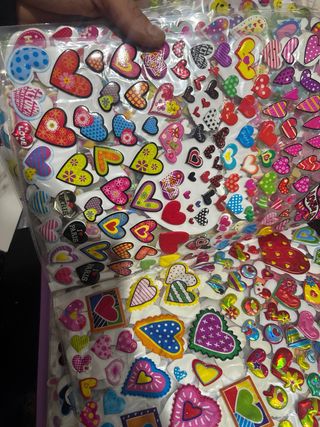 Album fatto a mano con oltre 50 pagine di adesivi