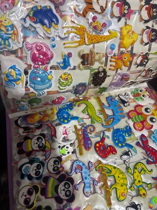 Album fatto a mano con oltre 50 pagine di adesivi