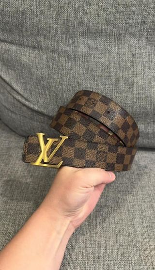 Cintura Louis Vuitton Marrone e Oro