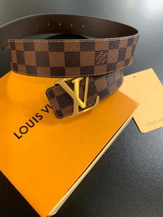 Cintura Louis Vuitton Marrone e Oro
