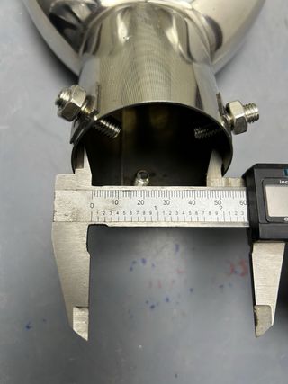 Colas de escape doble salida aluminio