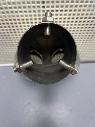 Colas de escape doble salida aluminio