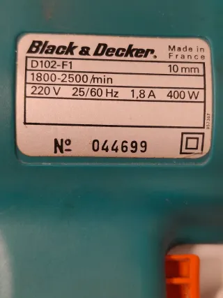 Taladro Black & Decker 400W