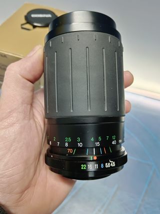 objetivo Super Cosina 70-210mm f 4.5-5.6 MC Macro PS Camera Lens Pentax- Mount M42