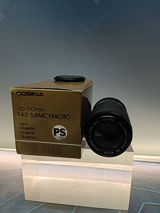 objetivo Super Cosina 70-210mm f 4.5-5.6 MC Macro PS Camera Lens Pentax- Mount M42