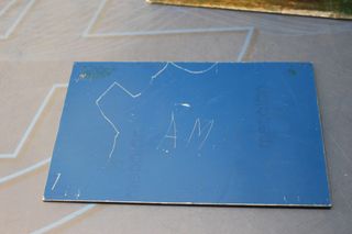 01, Planchas Tricomía. Tres planchas rectangulares de zinc