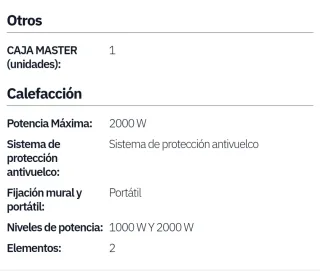 CALEFACTOR EXTERIOR DE PIE