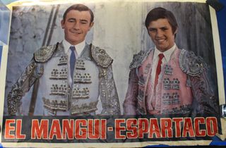 07. Cartel Toros toreros: El Mangui – Espartaco, 1978.